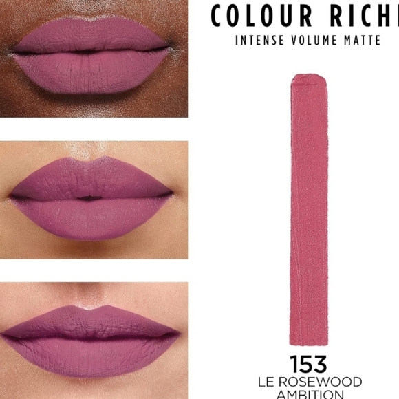 🆕️L'Oreal Paris Colour Riche Intense Volume Matte Lipstick Le Rosewood Ambition - Picture 6 of 7